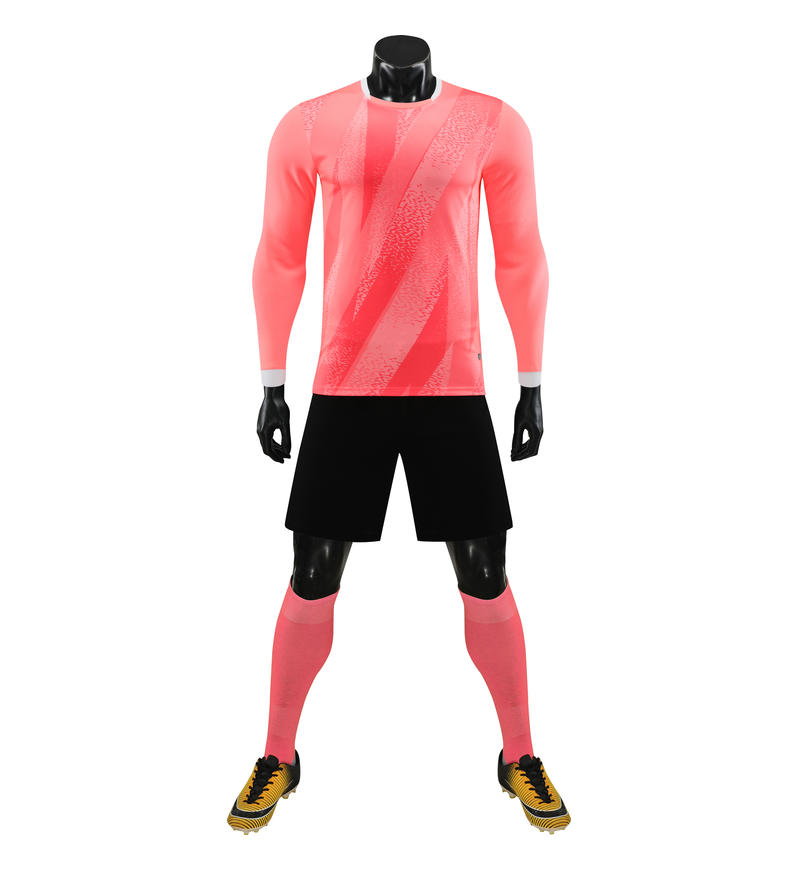 6001CX long sleeve training uniform - light pink front