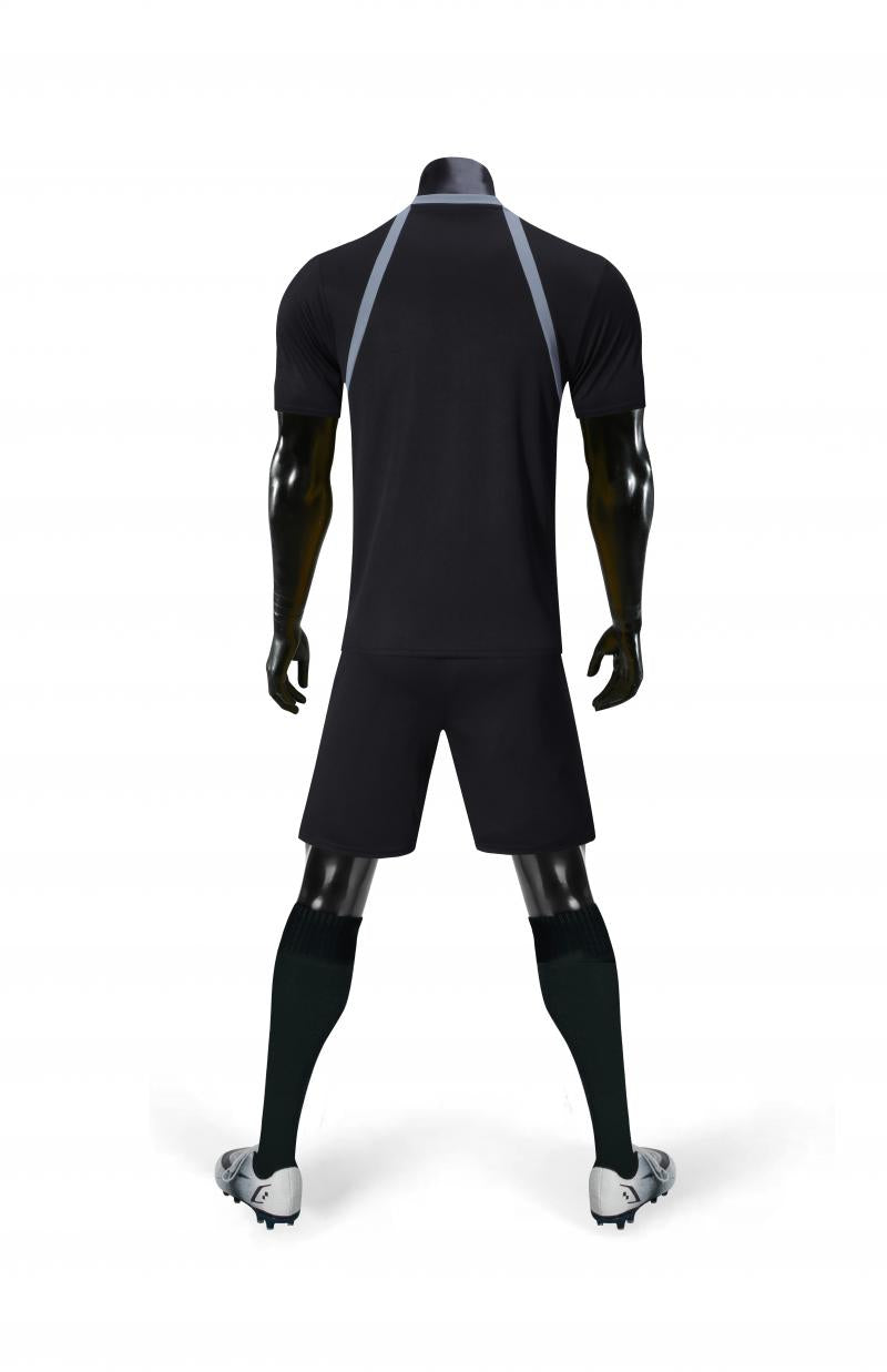 D8852 referee uniform set black back