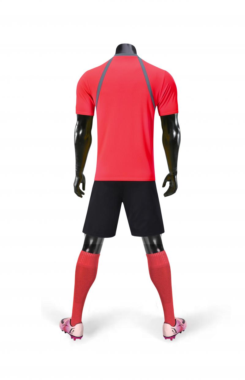 D8852 referee uniform set fluorescent orange back