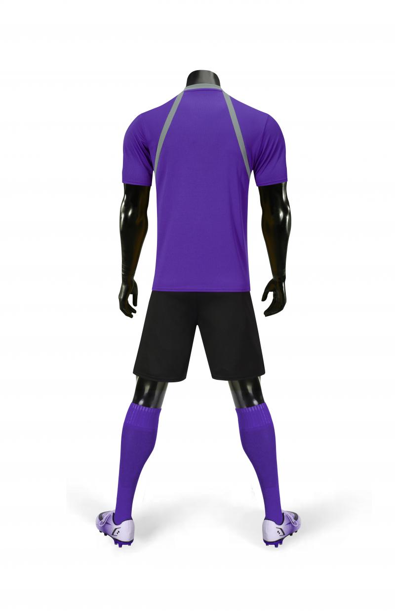 D8852 referee uniform set purple back