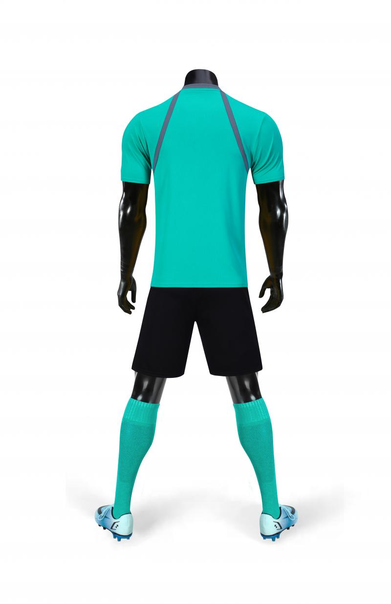D8852 referee uniform set teal back