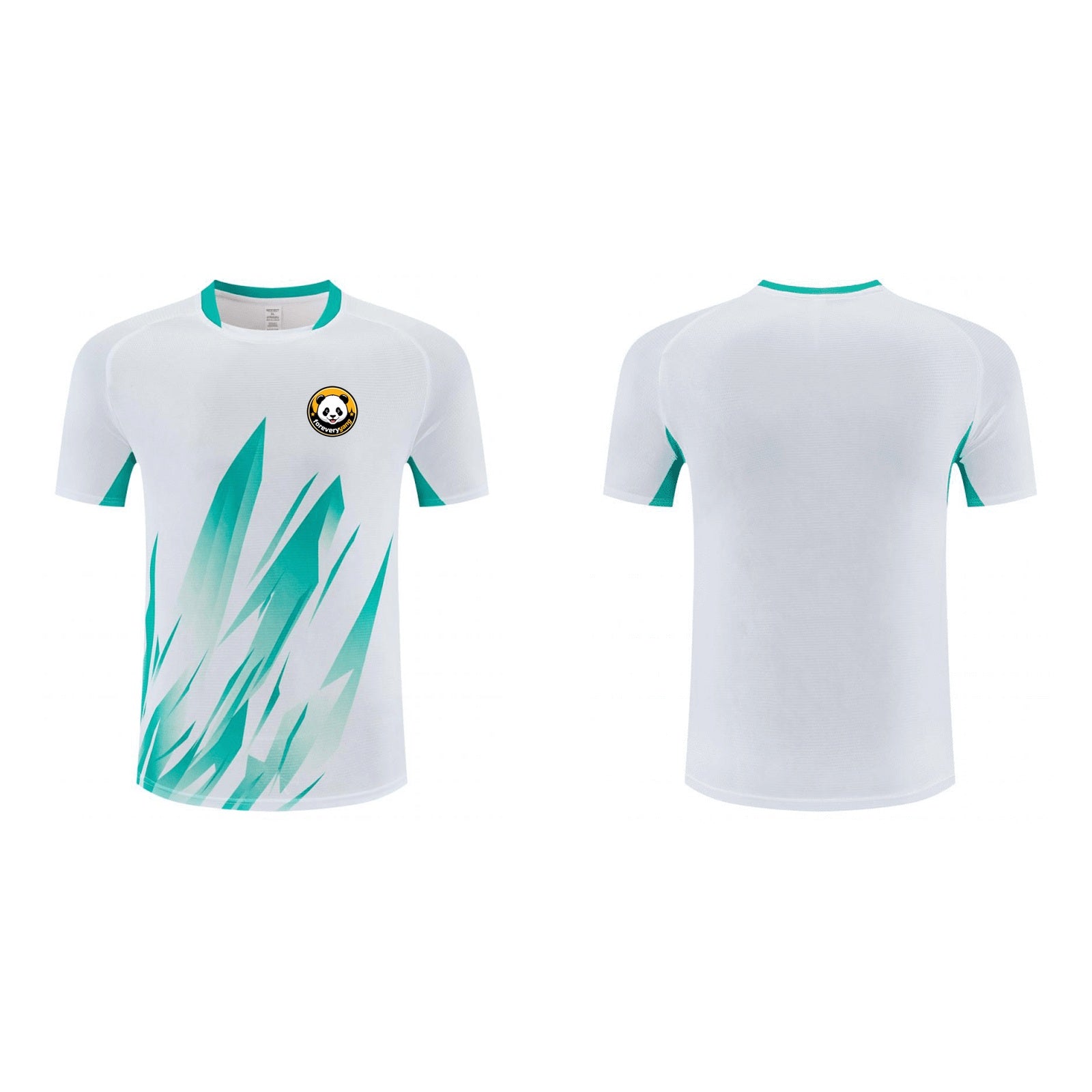 FOREVERYANG 2036-01 short sleeve shirt front and back