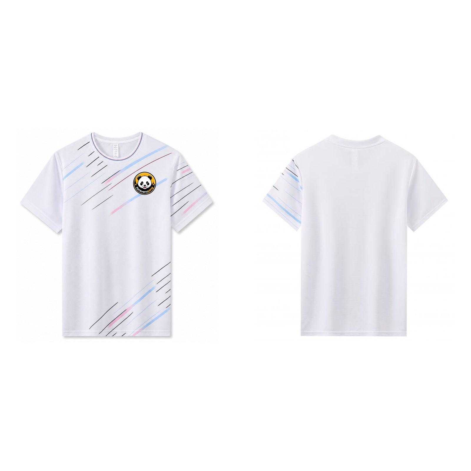 FOREVERYANG 2041-01 short sleeve shirt front and back