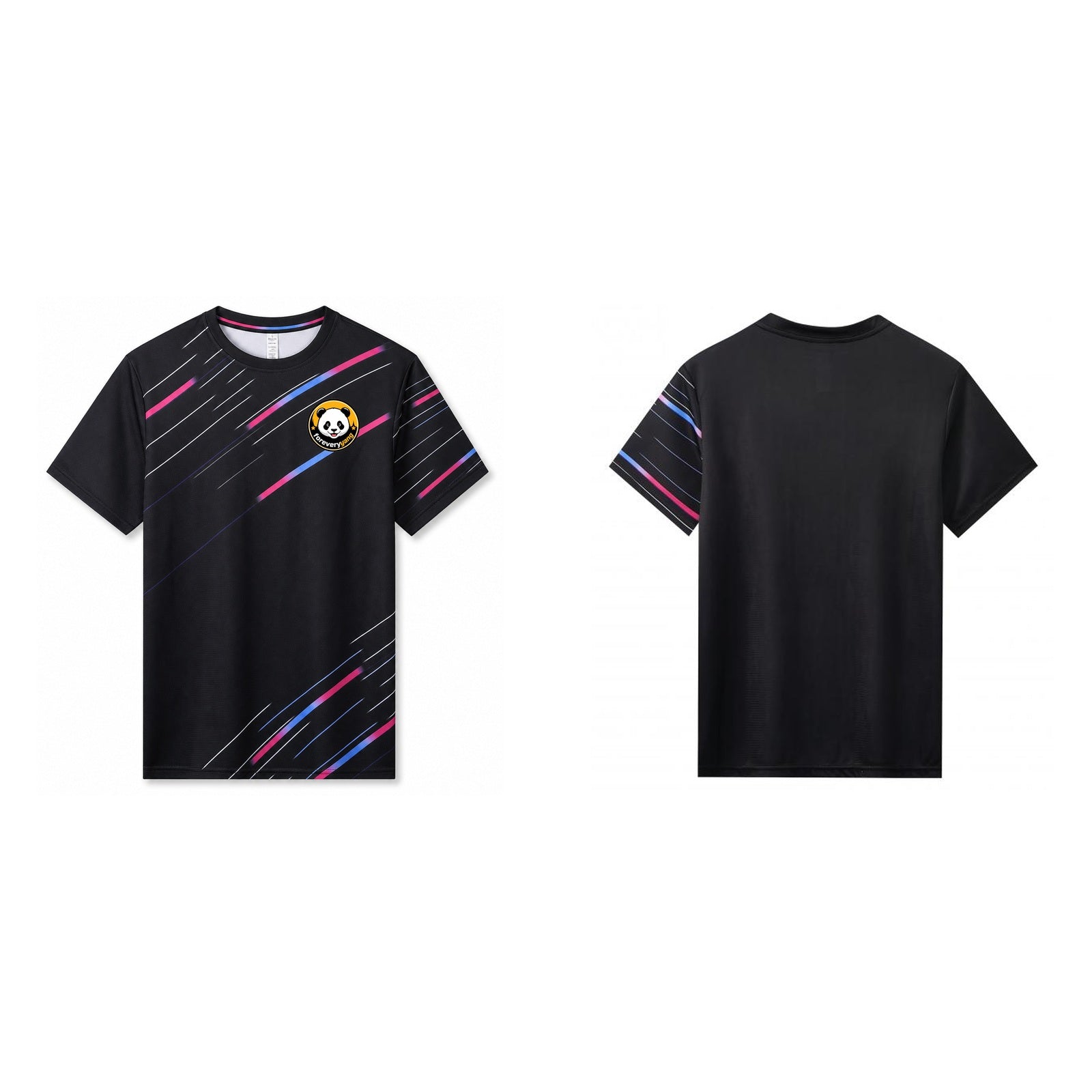 FOREVERYANG 2041-02 short sleeve shirt front and back