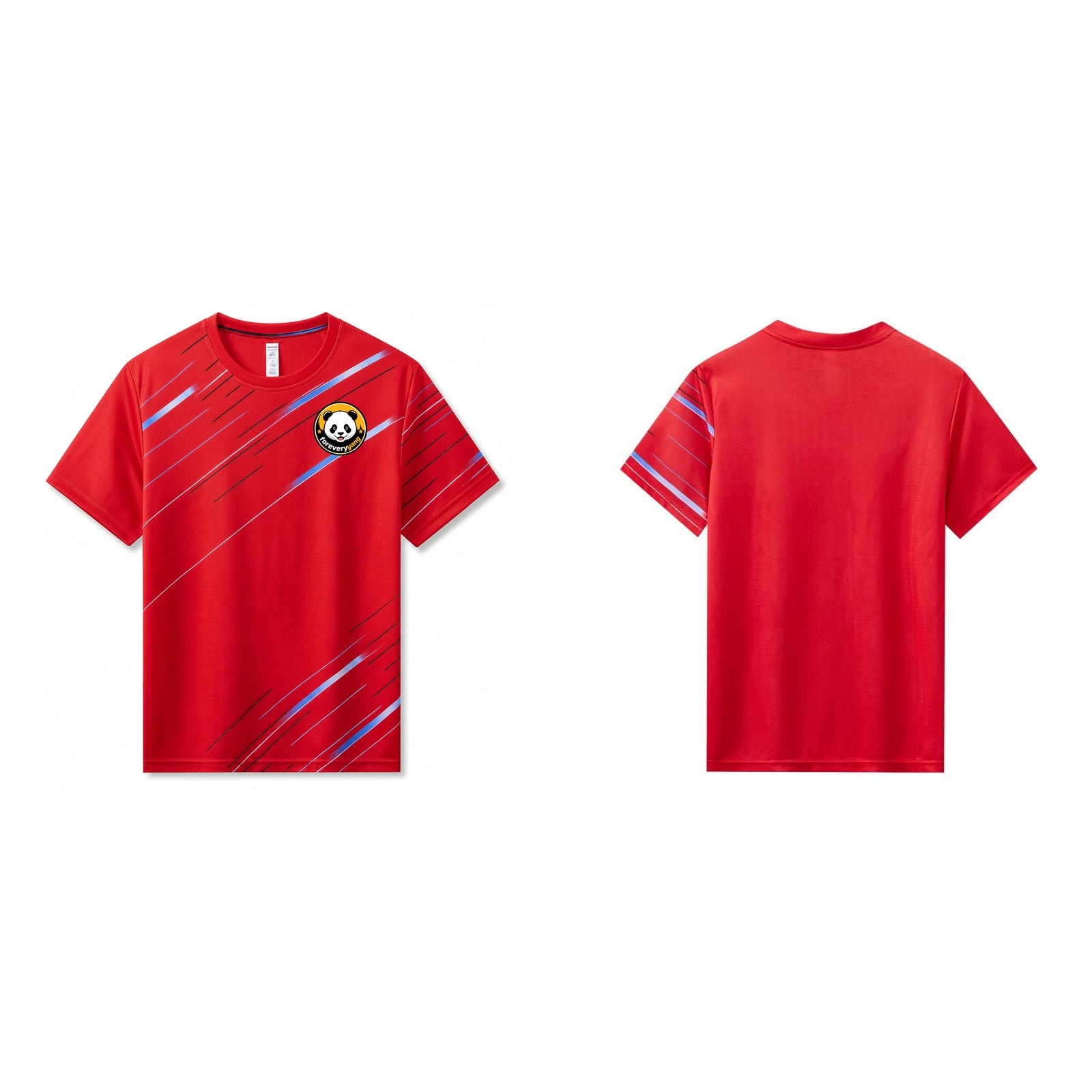 FOREVERYANG 2041-03 short sleeve shirt front and back
