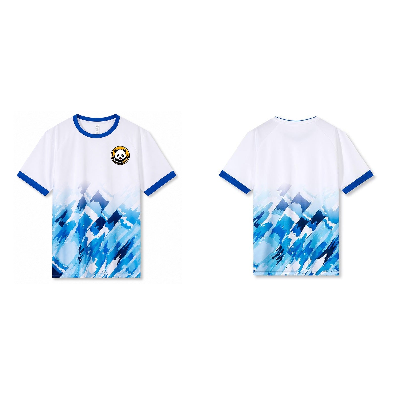 FOREVERYANG ADM302-01 short sleeve shirt front and back