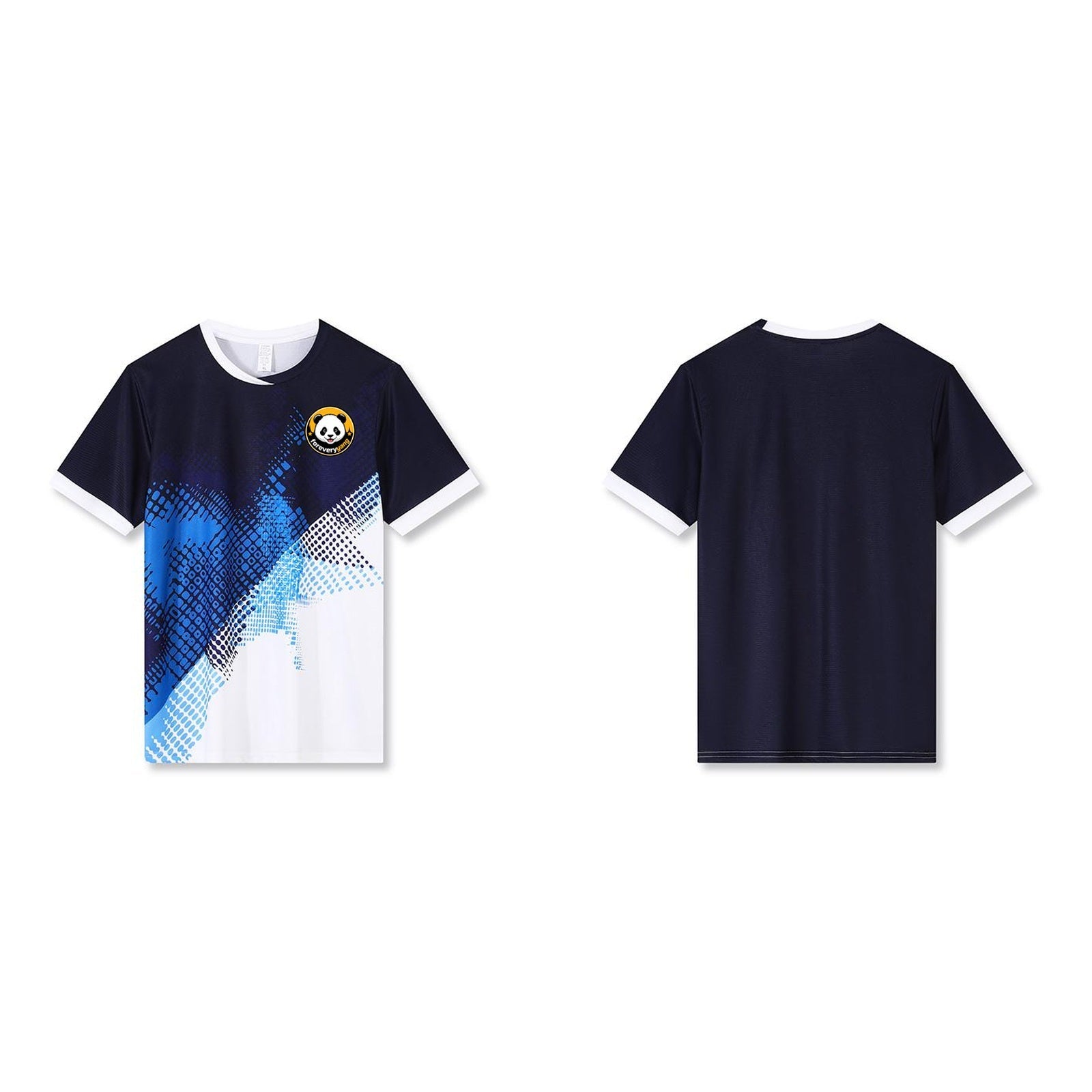 FOREVERYANG ADM303-01 short sleeve shirt front and back