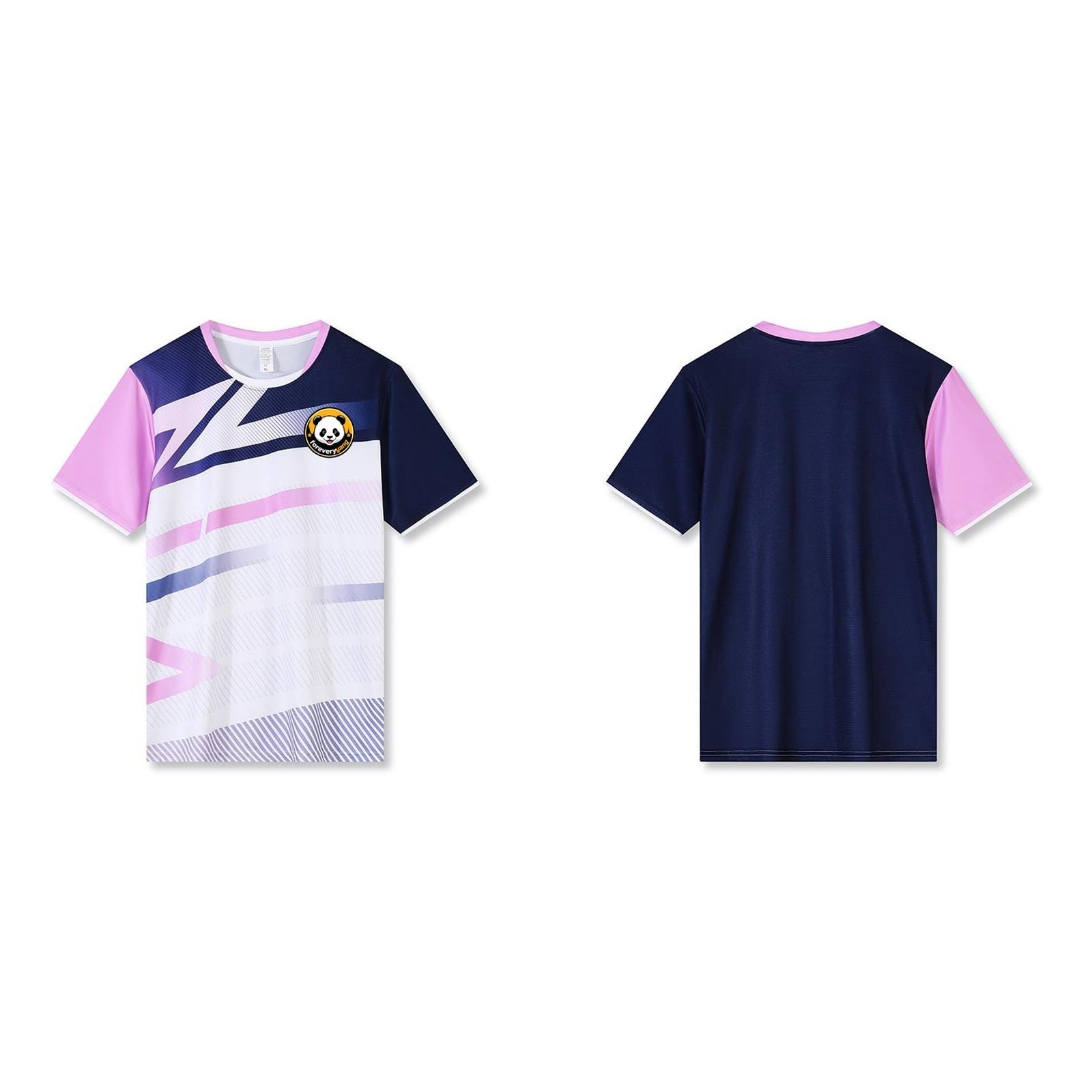 FOREVERYANG ADM306-01 short sleeve shirt front and back
