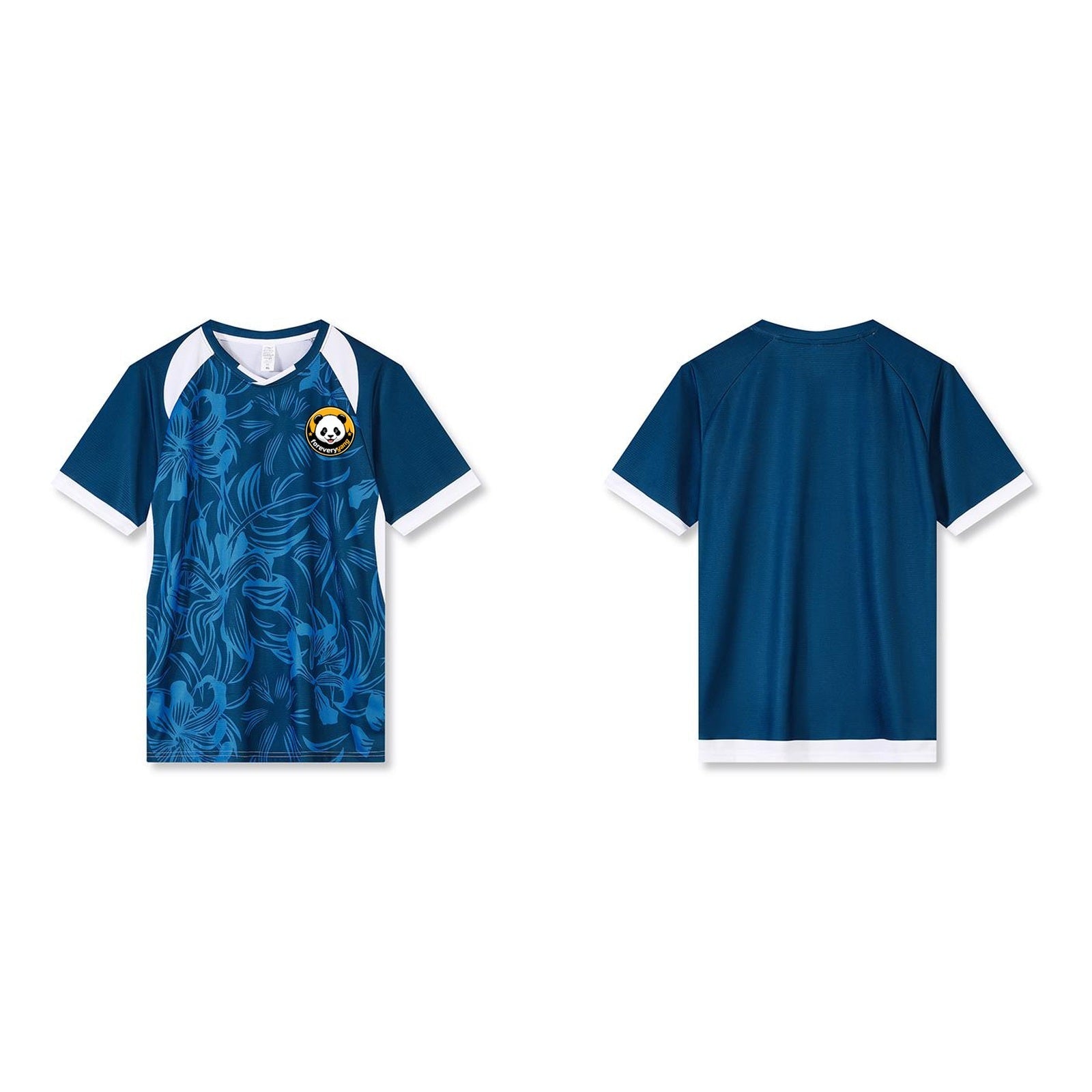 FOREVERYANG ADM307-02 short sleeve shirt front and back