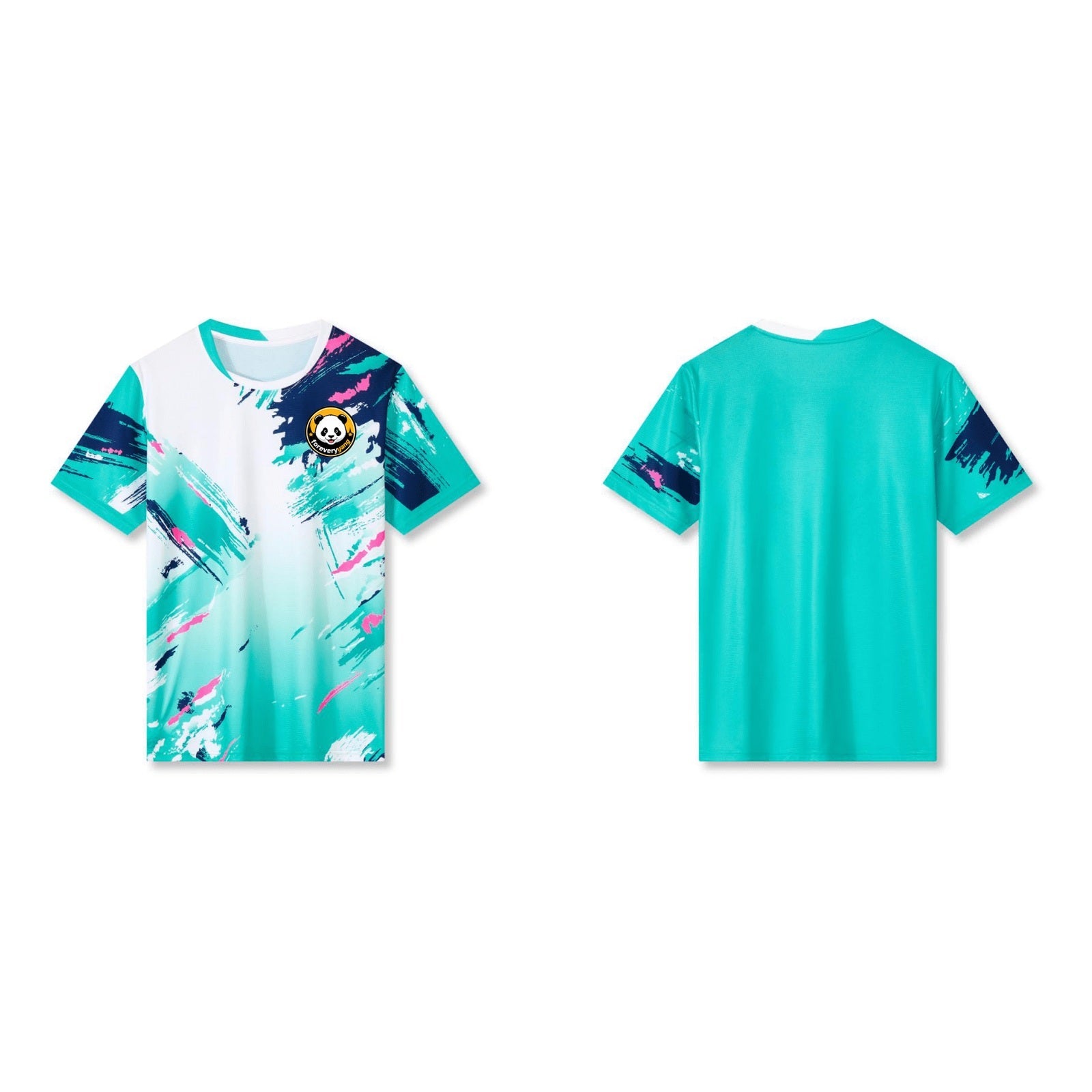 FOREVERYANG ADM311-01 short sleeve shirt front and back