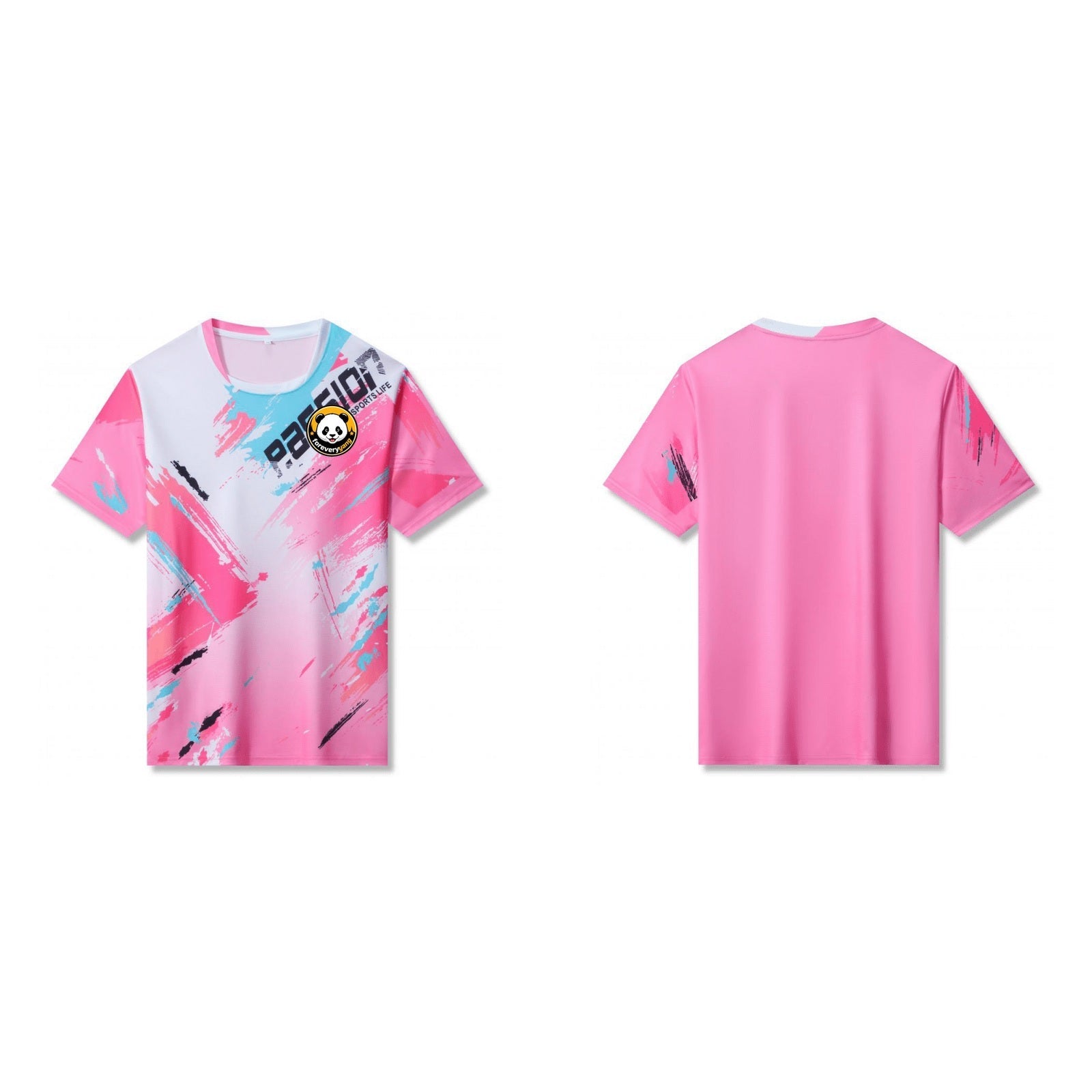 FOREVERYANG ADM311-03 short sleeve shirt front and back