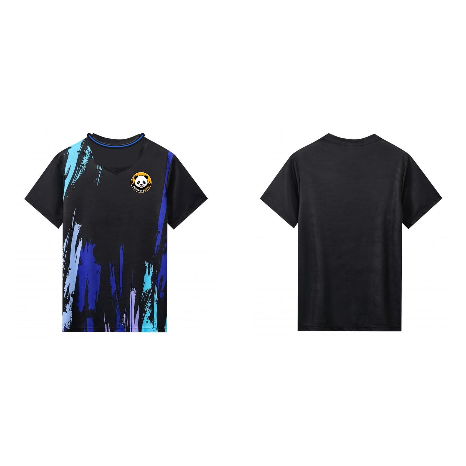 FOREVERYANG C2039-02 short sleeve shirt front and back
