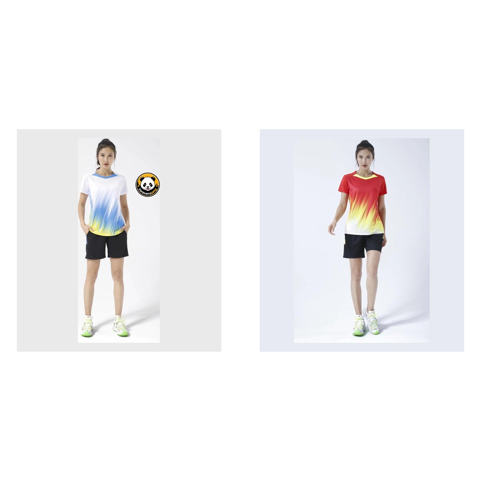 FOREVERYANG P815-P816-P814-02 short sleeve shirt front and back