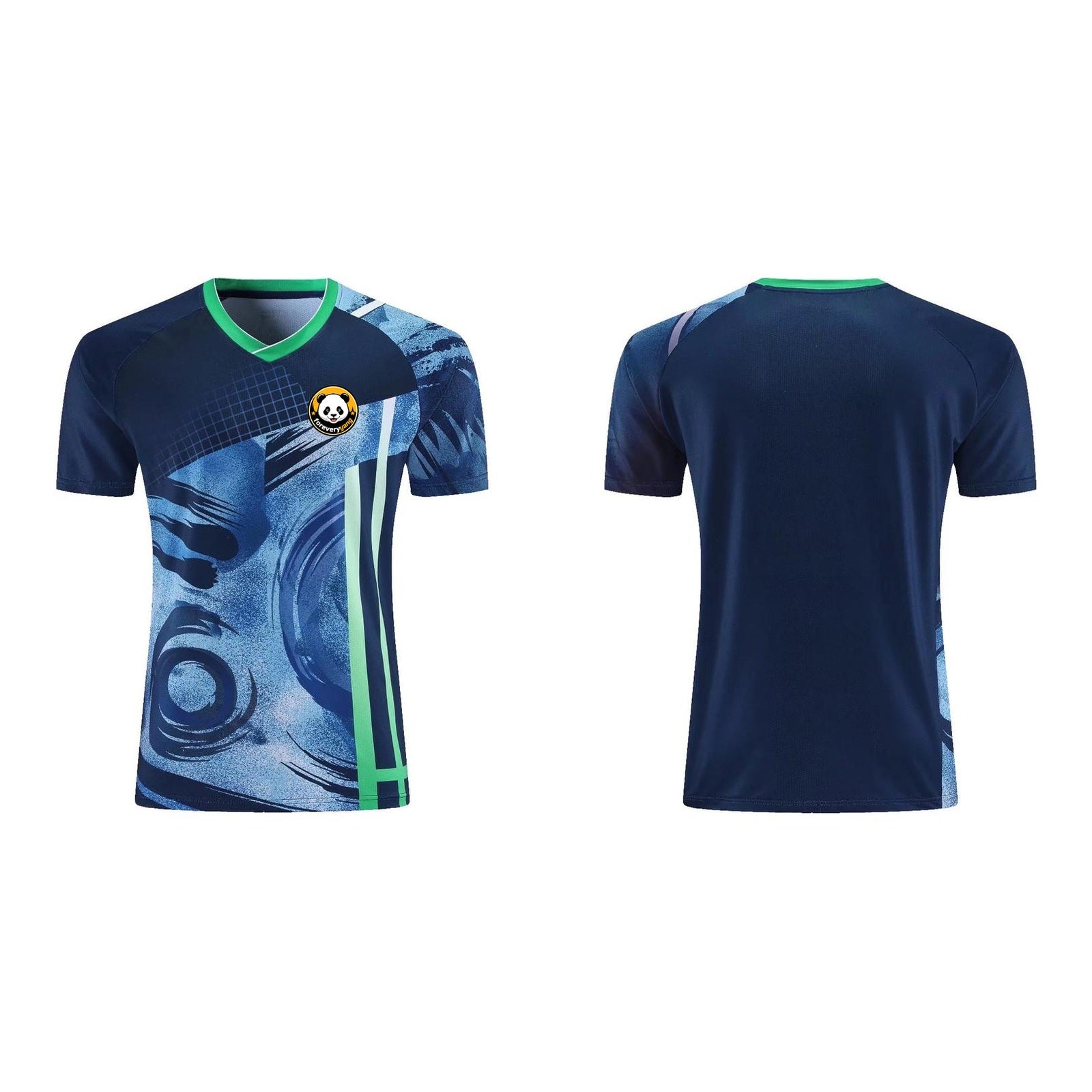 FOREVERYANG P838-P839-02 short sleeve shirt front and back