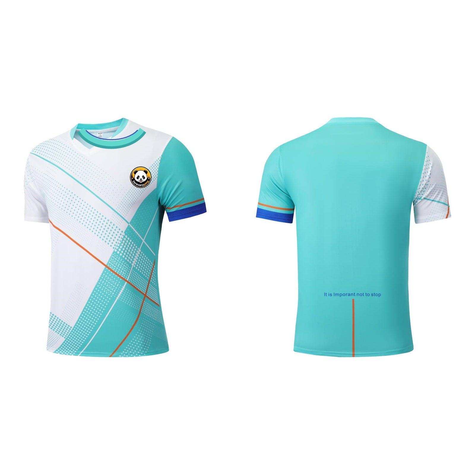 FOREVERYANG Y201-01 short sleeve shirt front and back