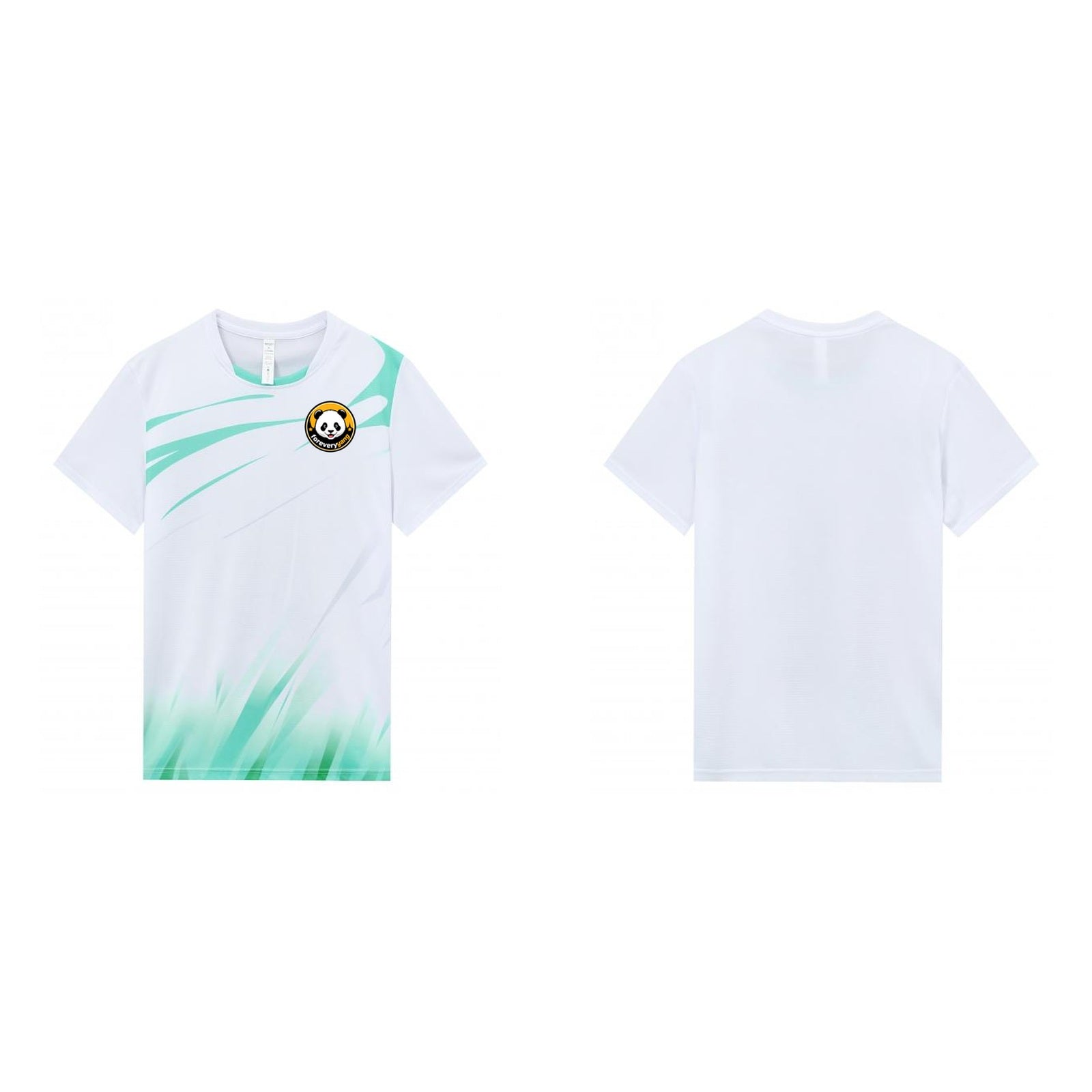 FOREVERYANG Y2030-01 short sleeve shirt front and back