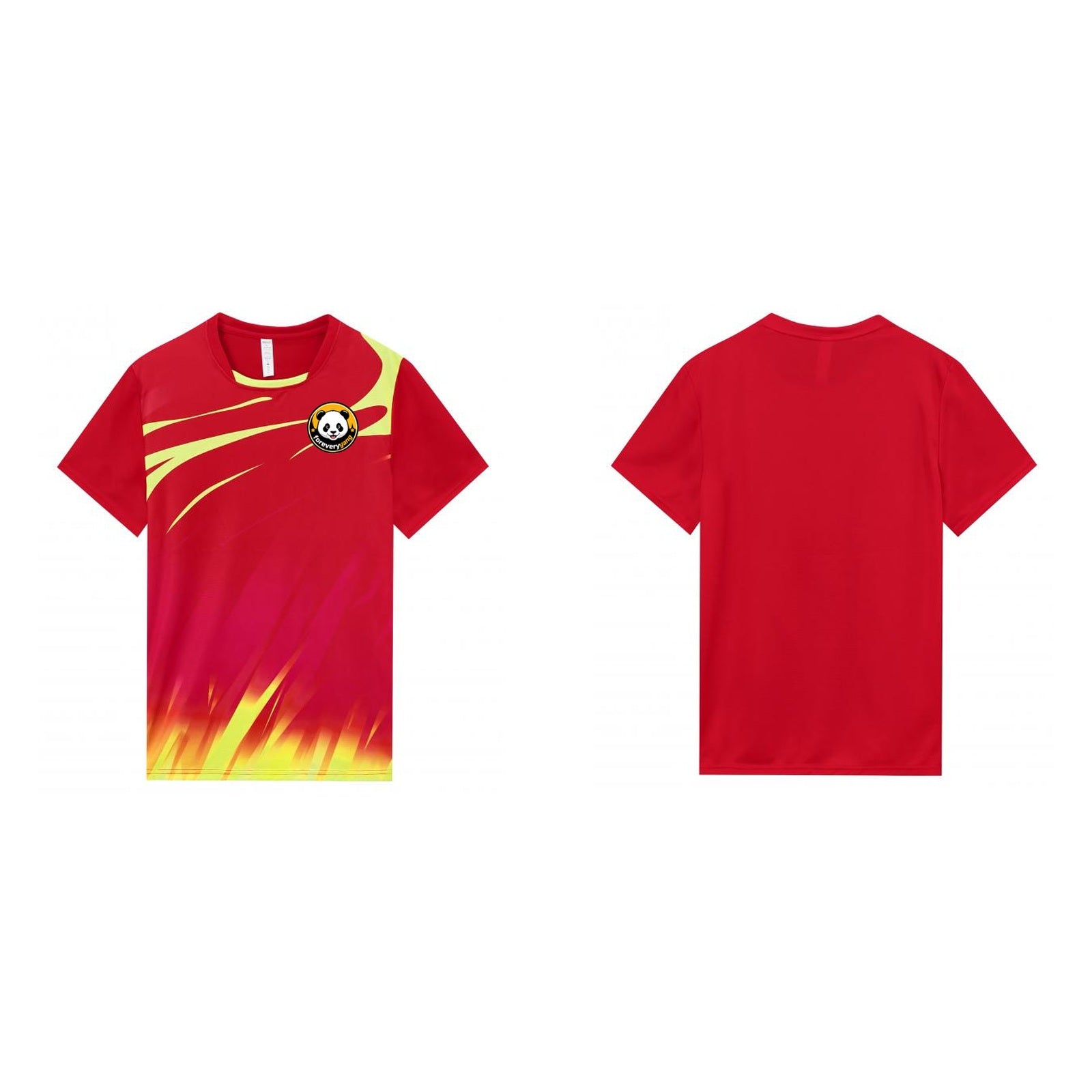 FOREVERYANG Y2030-03 short sleeve shirt front and back