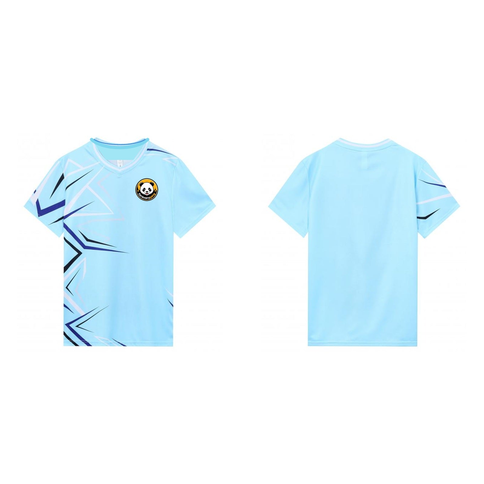 FOREVERYANG Y2031-03 short sleeve shirt front and back