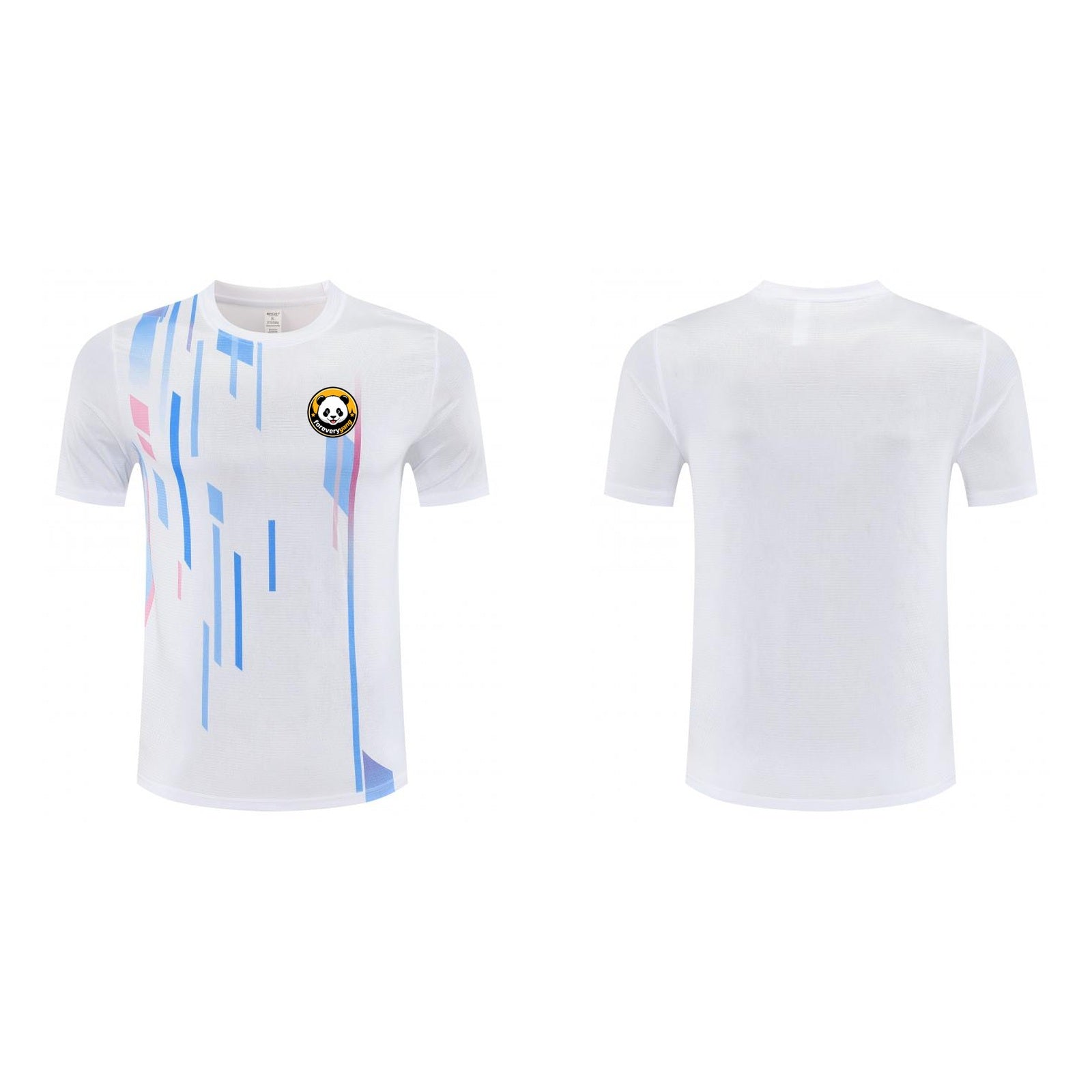 FOREVERYANG Y2033-01 short sleeve shirt front and back