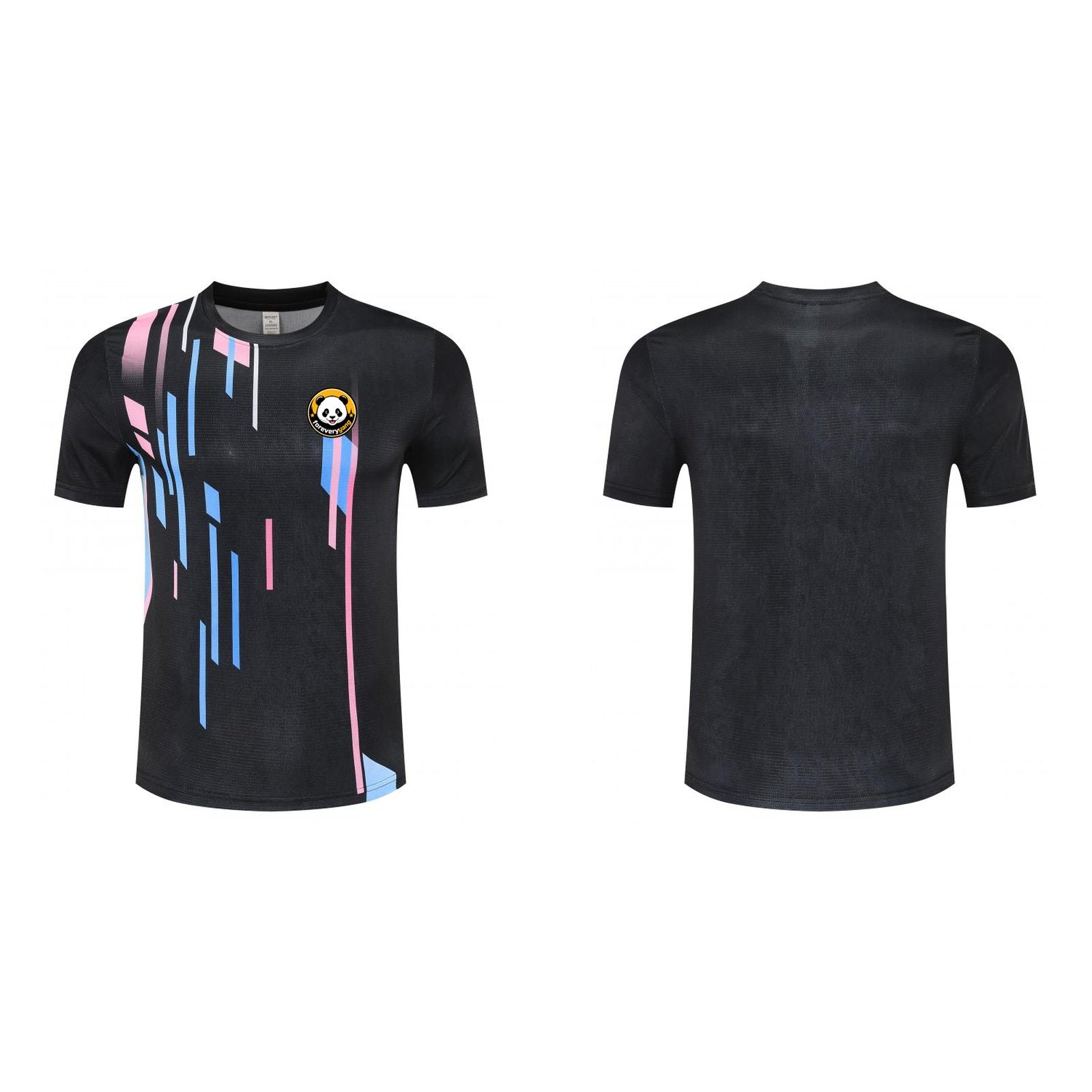FOREVERYANG Y2033-02 short sleeve shirt front and back
