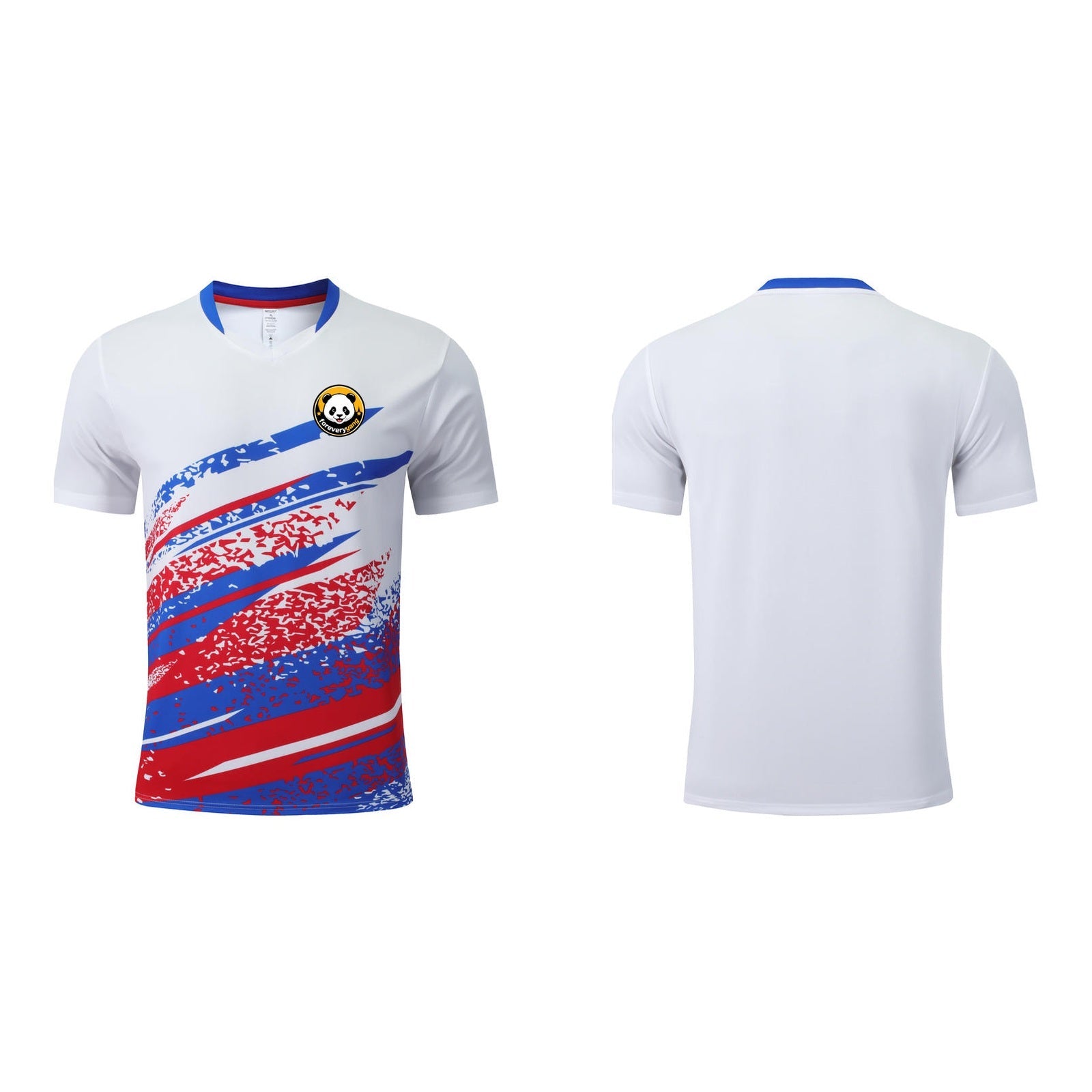 FOREVERYANG Y204-01 short sleeve shirt front and back