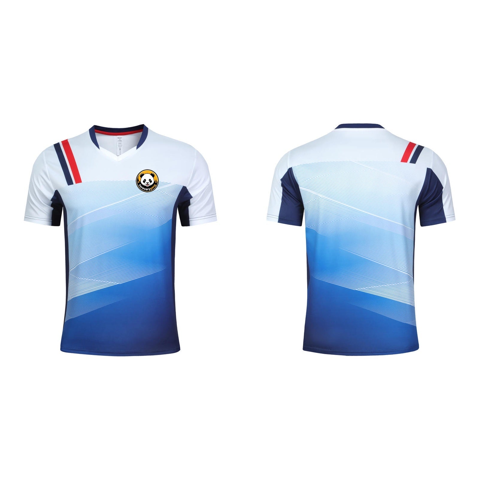 FOREVERYANG Y206-01 short sleeve shirt front and back
