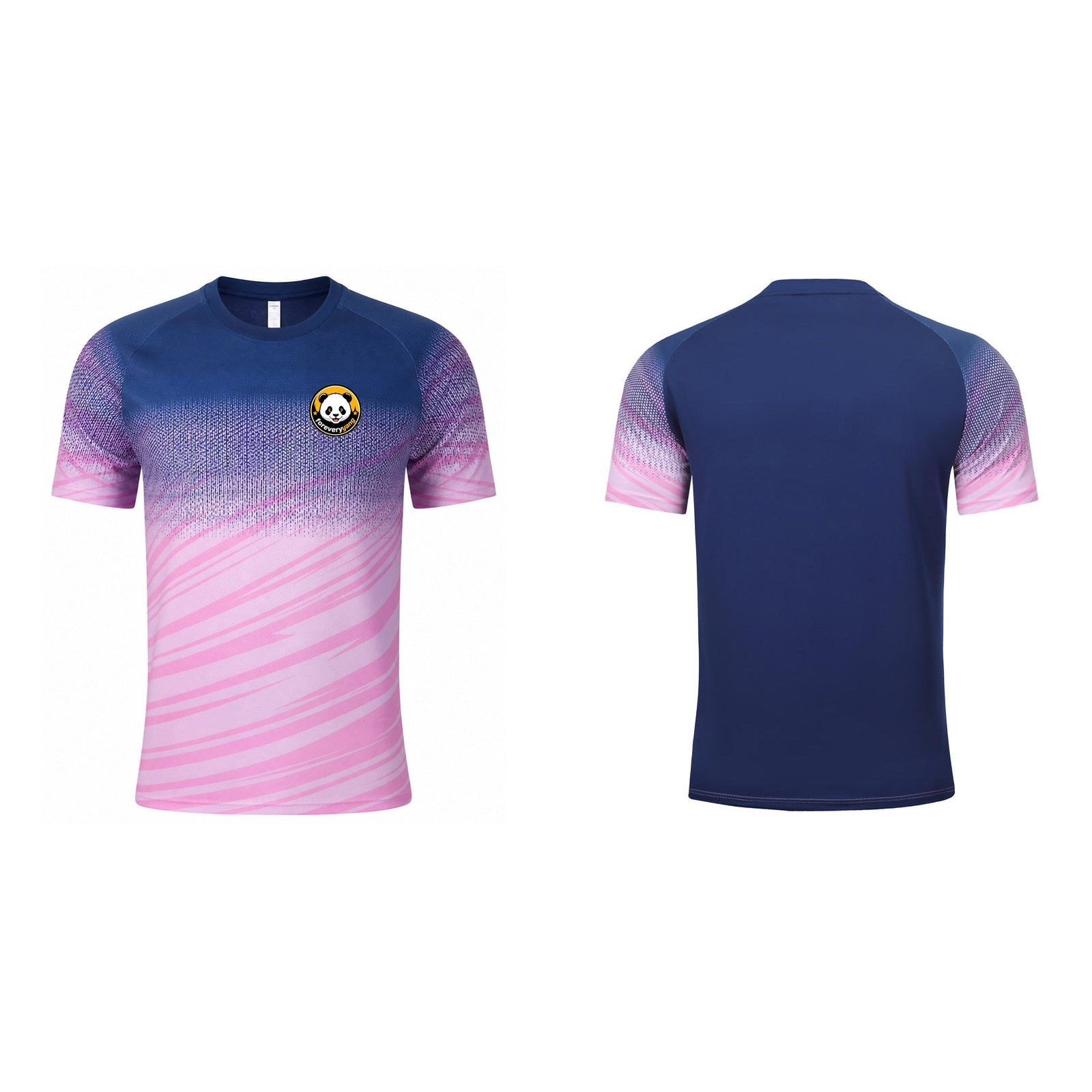 FOREVERYANG Y209-01 short sleeve shirt front and back