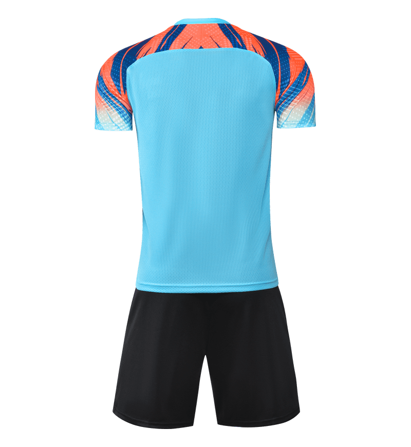 M3204 Training Uniform Set - Light Lake Blue back