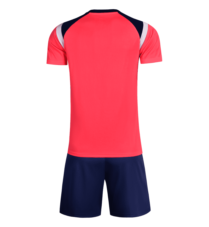 M3205 Coral Red Navy back view