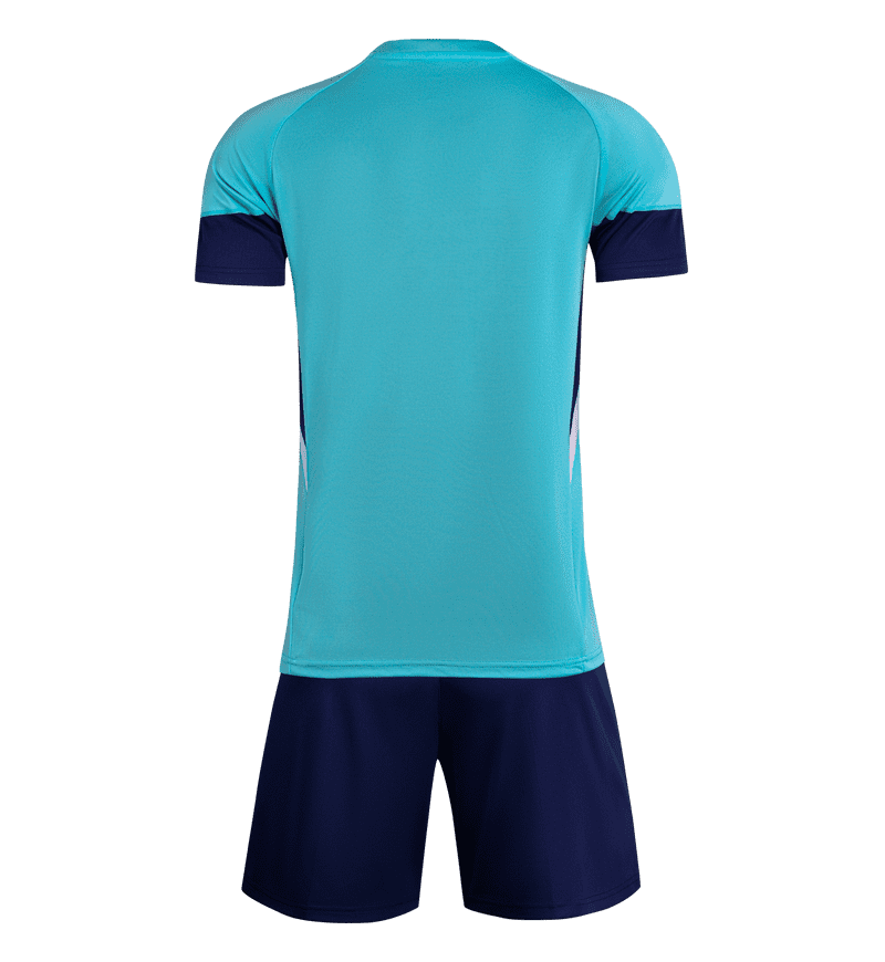 M3207 Light Aqua Navy back view