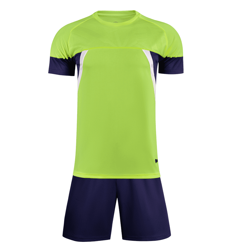 M3207 Lime Green Navy front view