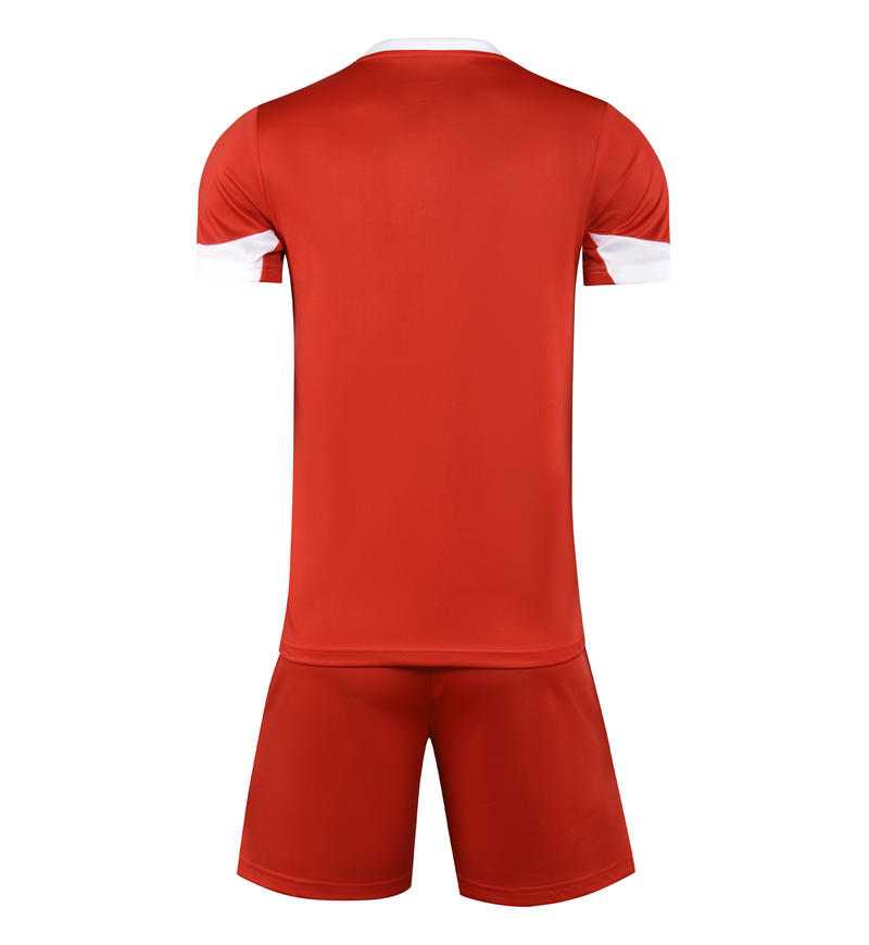 M3210 Red back soccer uniform set