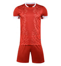 M3210 Red front soccer uniform set
