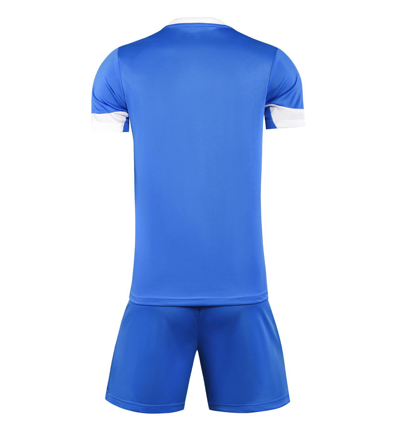 M3210 Royal Blue back soccer uniform set