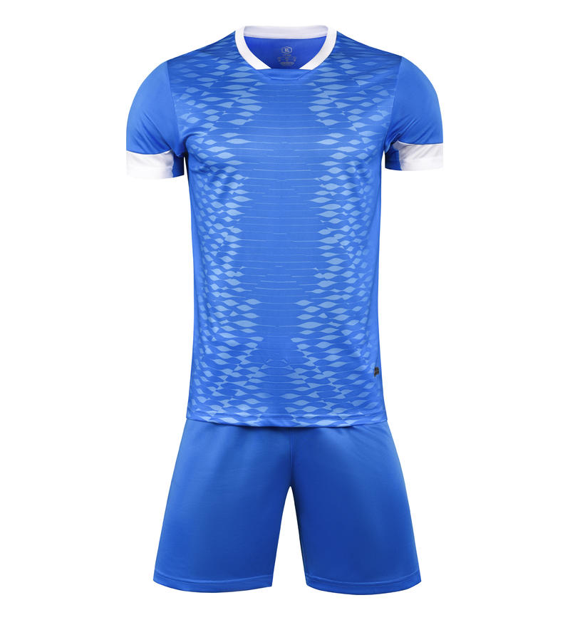 M3210 Royal Blue front soccer uniform set