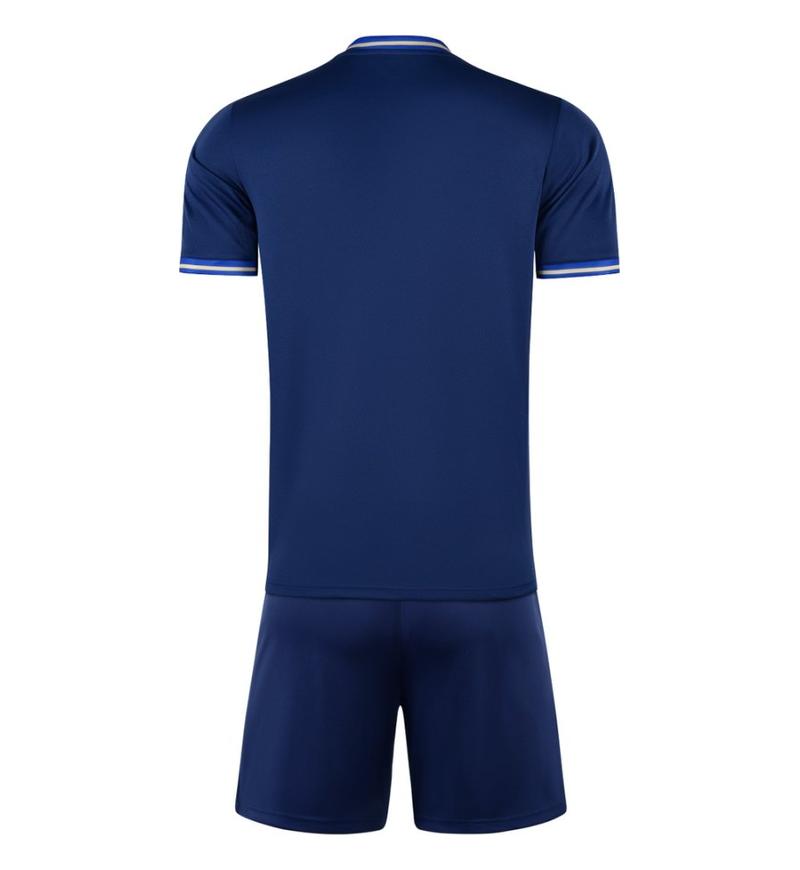 M3222 royal blue back soccer training suit