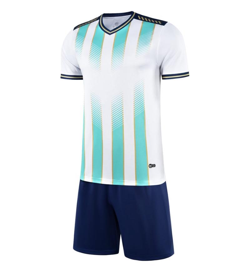 M3222 white back soccer training suit