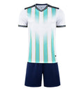 M3222 white front soccer training suit