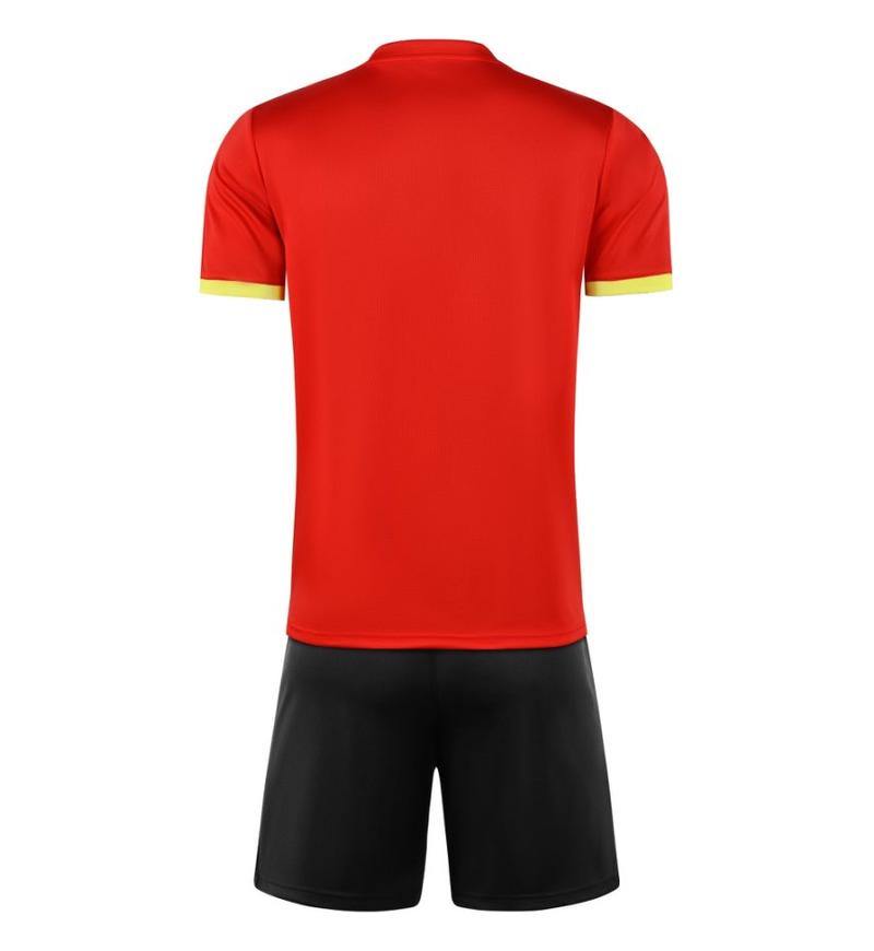 M3223 red back soccer training suit