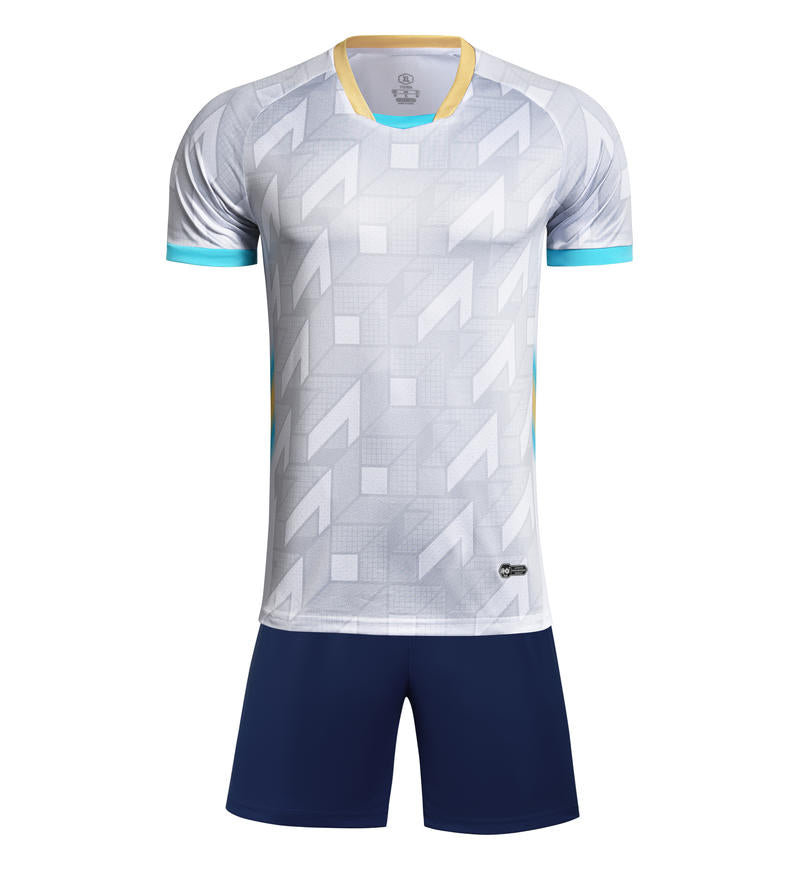 M3225 white front soccer training suit