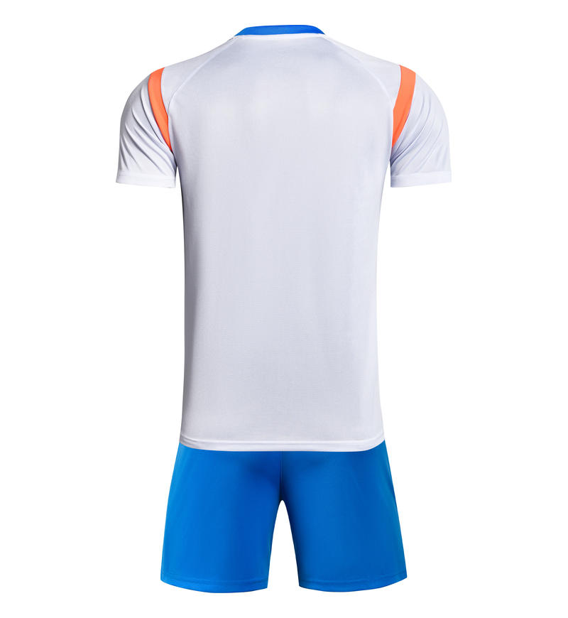 M3226 white back soccer training suit