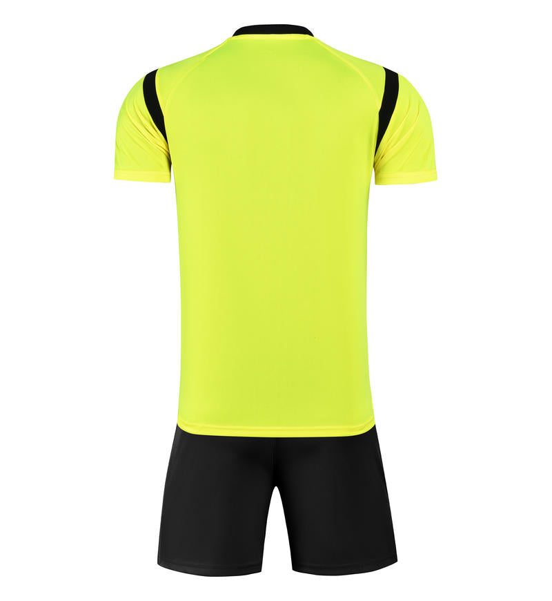 M3226 yellow back soccer training suit