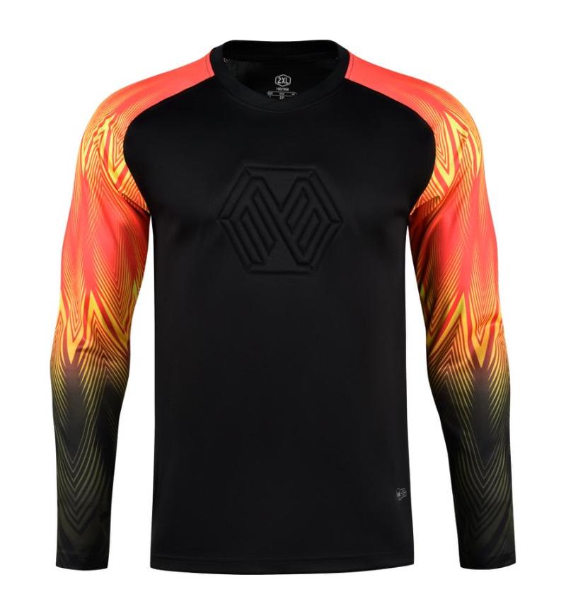 M8005 goalkeeper jersey black front