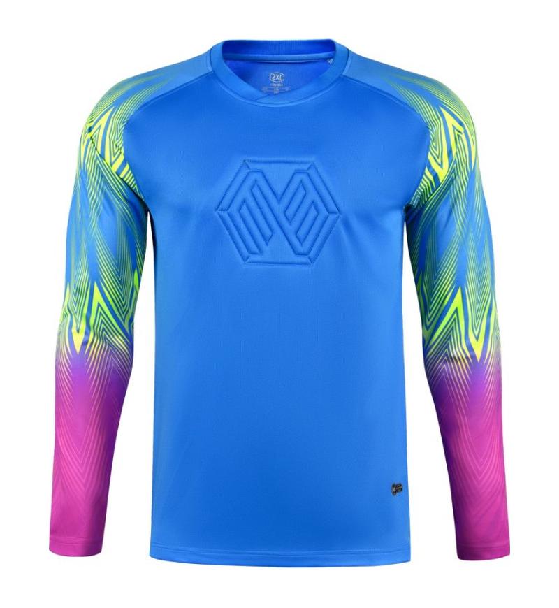 M8005 goalkeeper jersey bright blue front