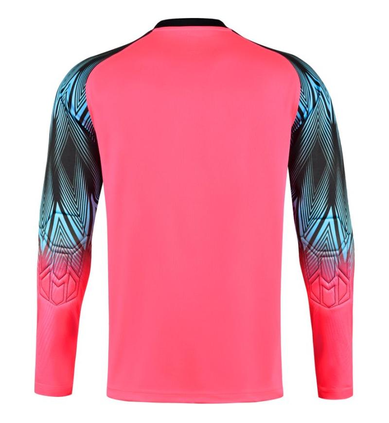 M8005 goalkeeper jersey rose red back