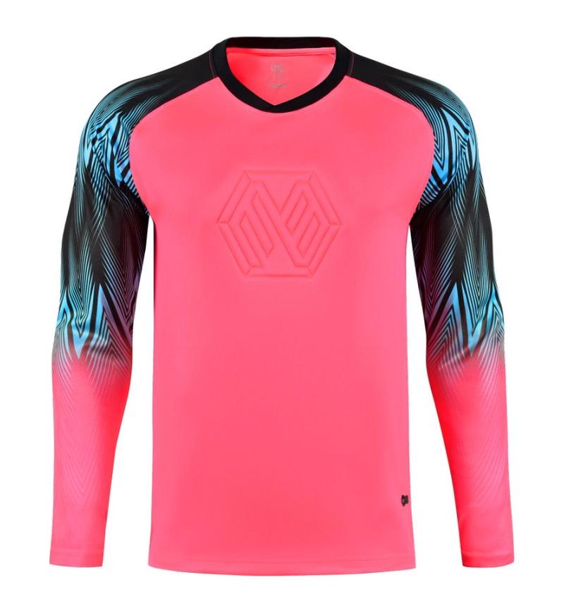 M8005 goalkeeper jersey rose red front
