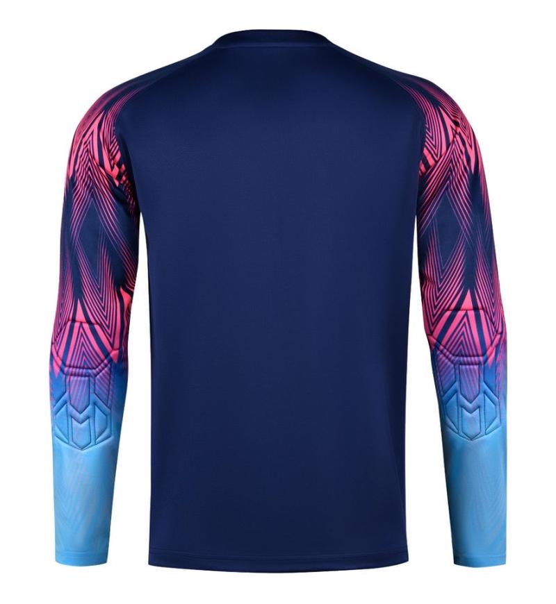M8005 goalkeeper jersey sapphire blue back