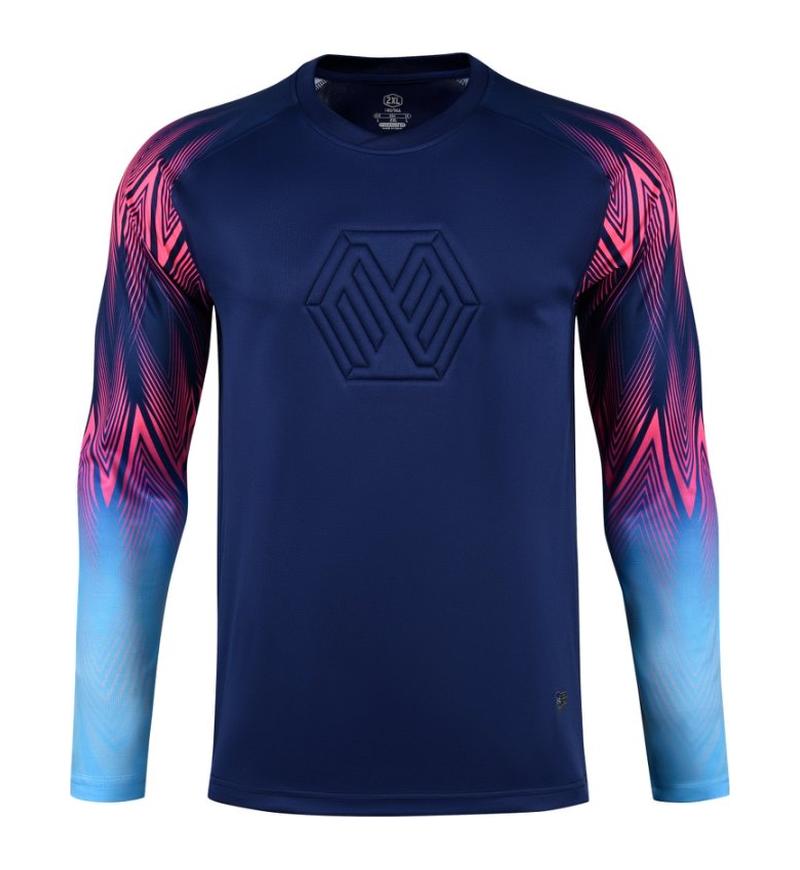 M8005 goalkeeper jersey sapphire blue front