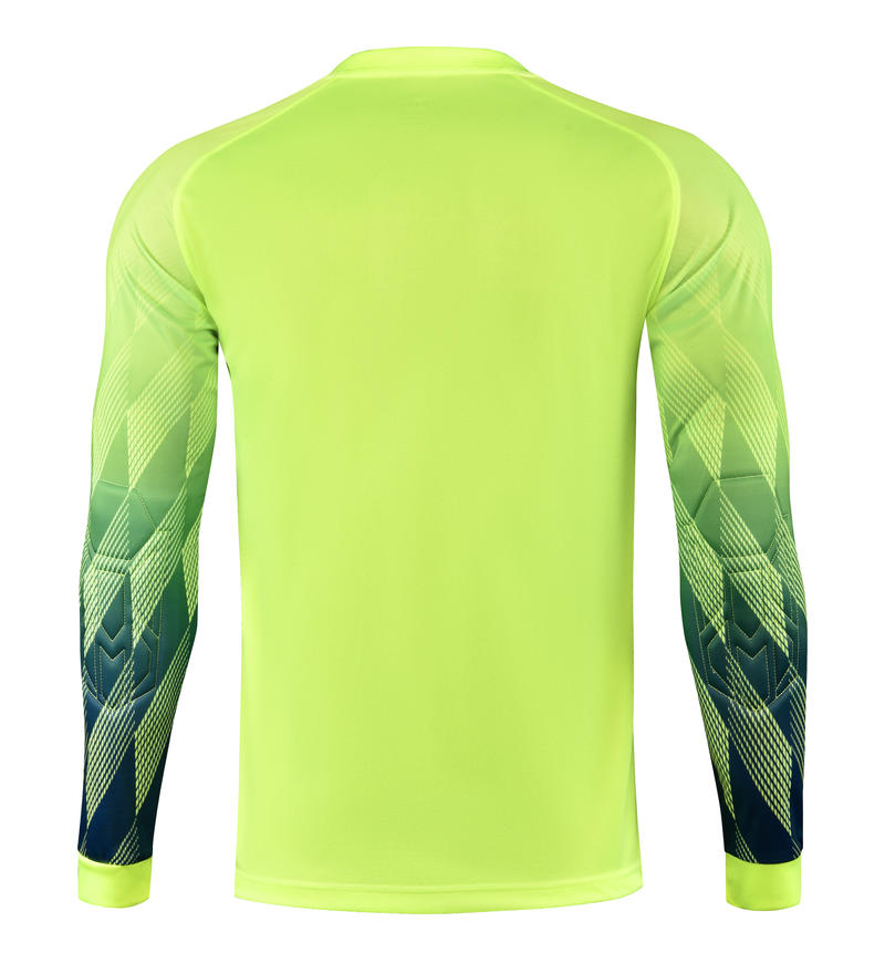 M8006 goalkeeper jersey fluorescent green back