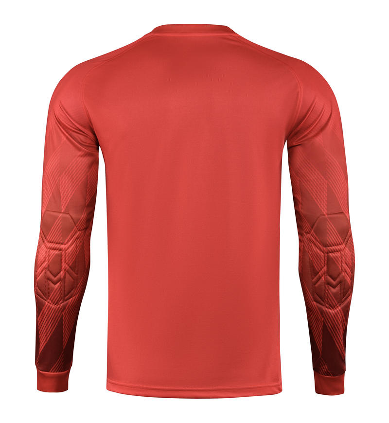 M8006 goalkeeper jersey red back